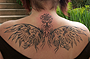 Tattoo Flügel im Tribalstil