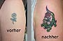 Tattoo Verschönerung Rose