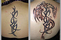 Tattoo Verschönerung Drache