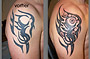 Tattoo Verschönerung Tribal