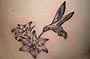 Tattoo Kolibri mit Lilie