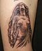 Tattoo Friedhofsstatue